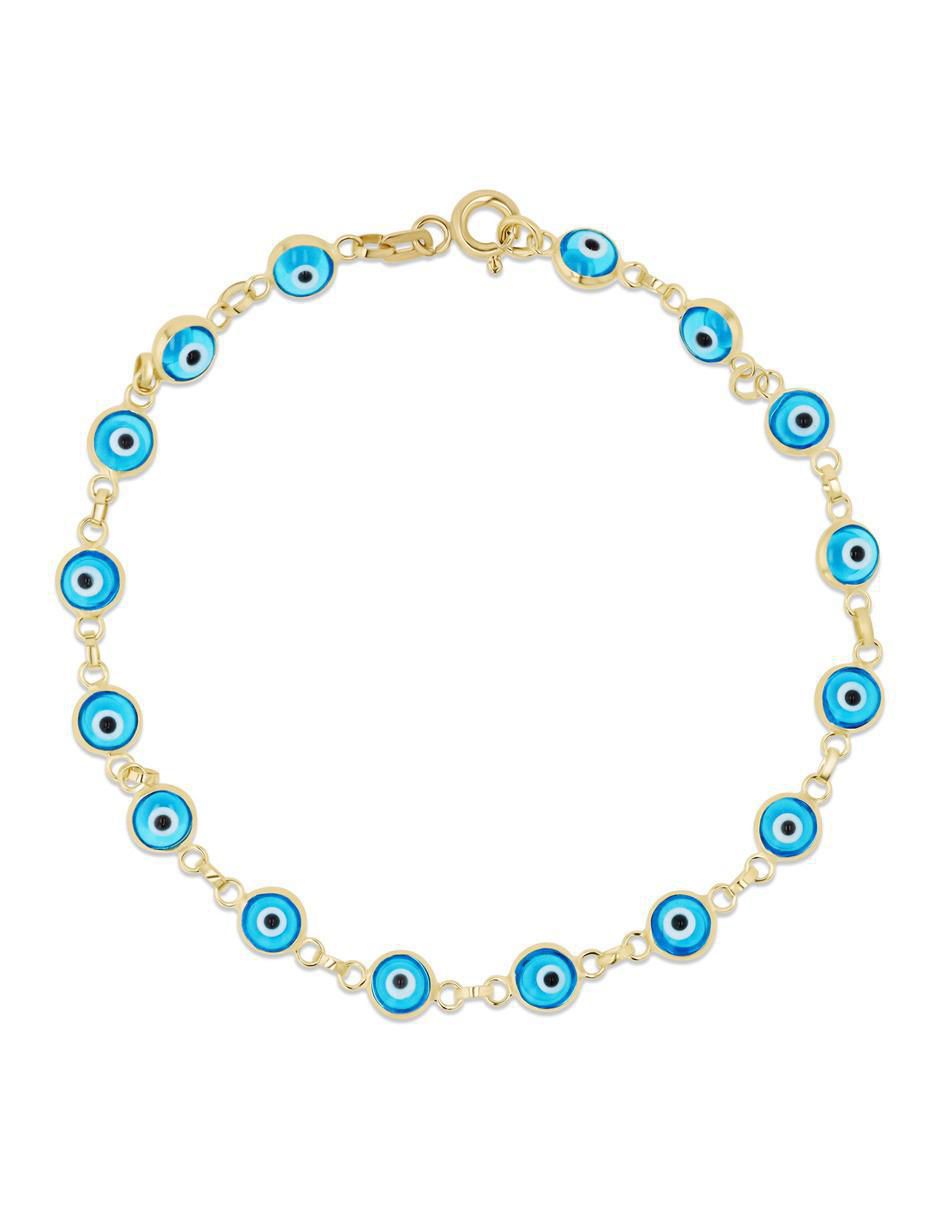 Pulsera de oro amarillo 14 K con acabado brillante Pulsera de oro amarillo 14 K con acabado brillante