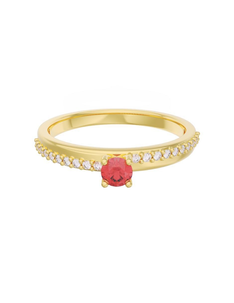 Anillo de compromiso de oro 10 k Eternidad