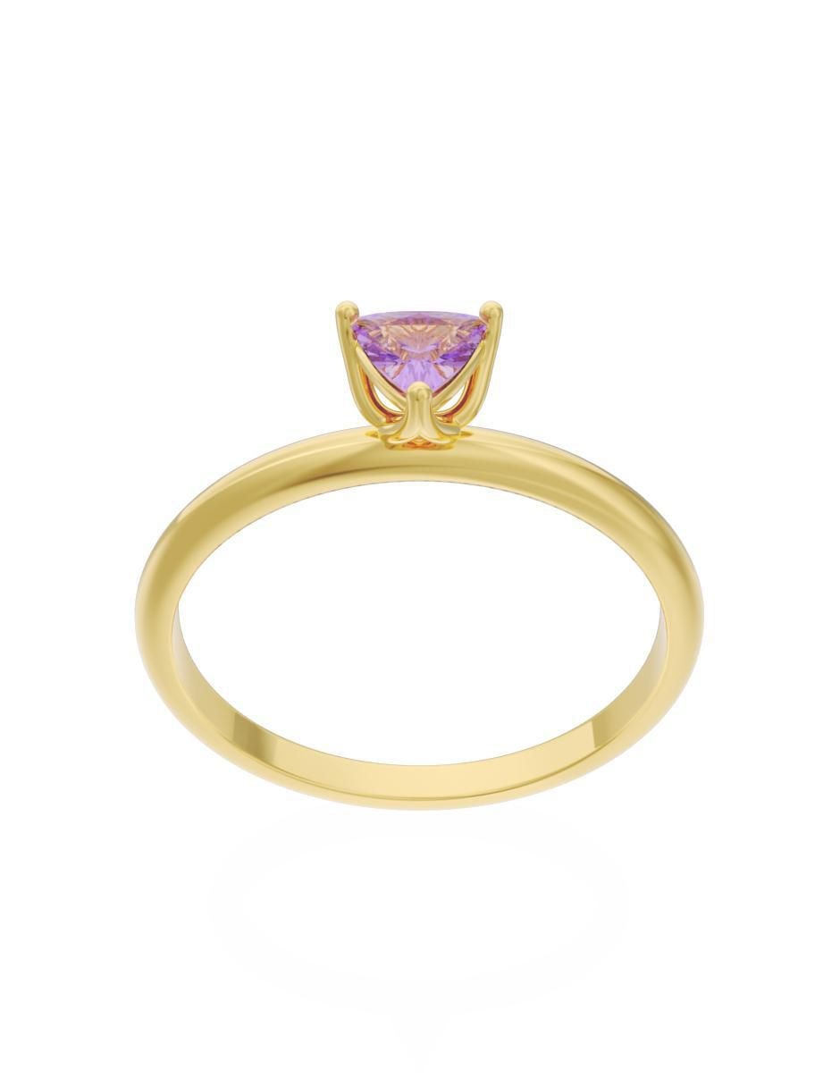 Anillo de compromiso "de" oro 10 k fonelli eternidad zirconia