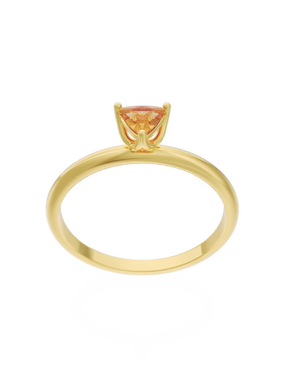 Anillo de compromiso "de" oro 10 k fonelli eternidad zirconia