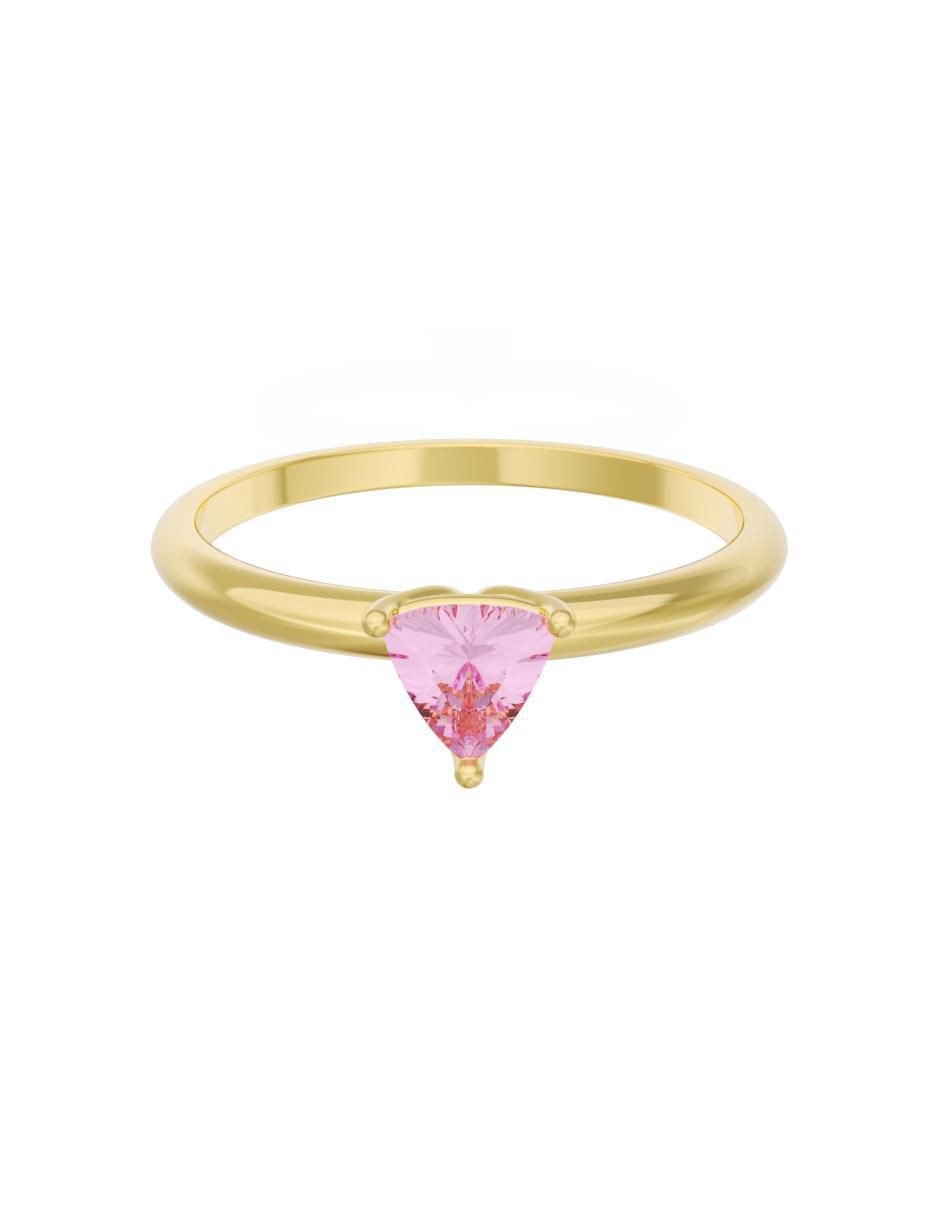 Anillo de compromiso de oro 10 k Eternidad