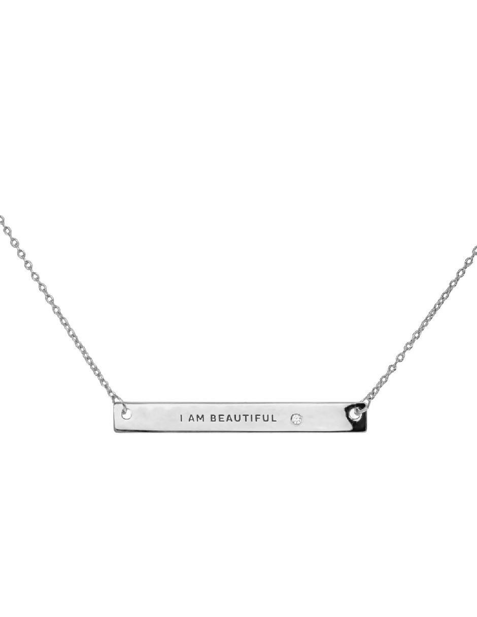 Collar no aplica "de (si aplica)" rectangular teresa díaz joyería mexicana empowerment & self-love "de" plata p 925