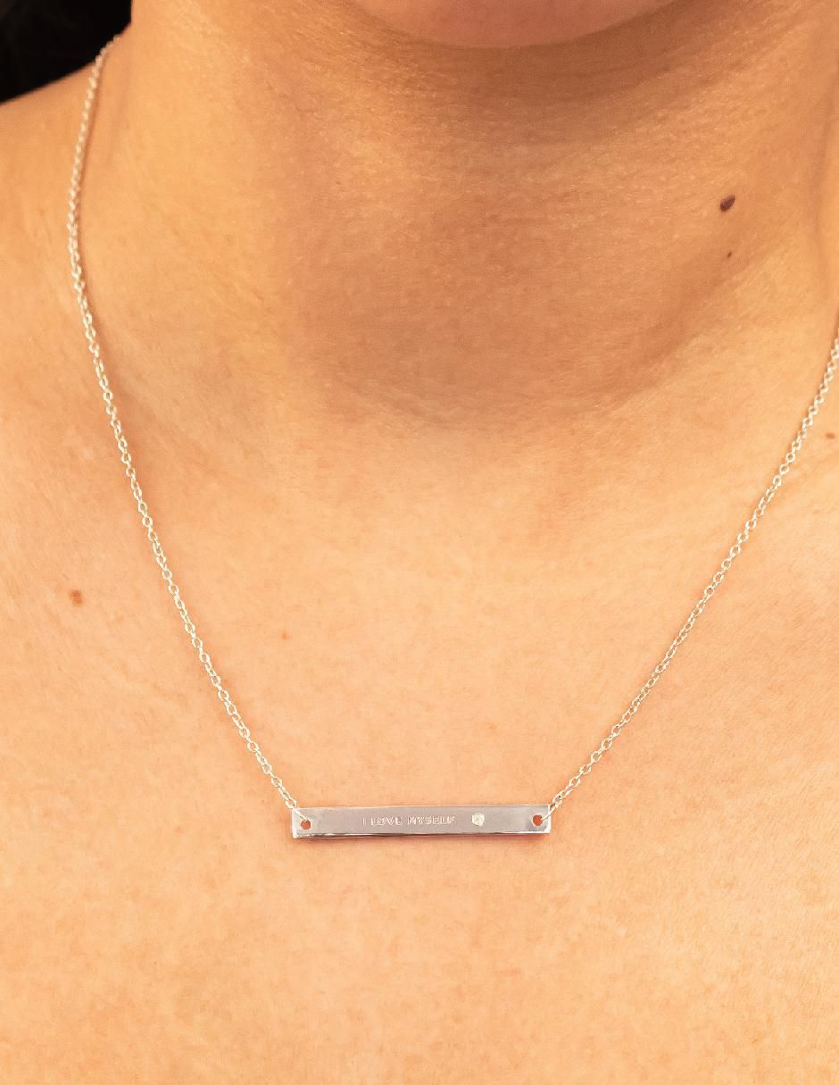 Collar no aplica "de (si aplica)" rectangular teresa díaz joyería mexicana empowerment & self-love "de" plata p 925
