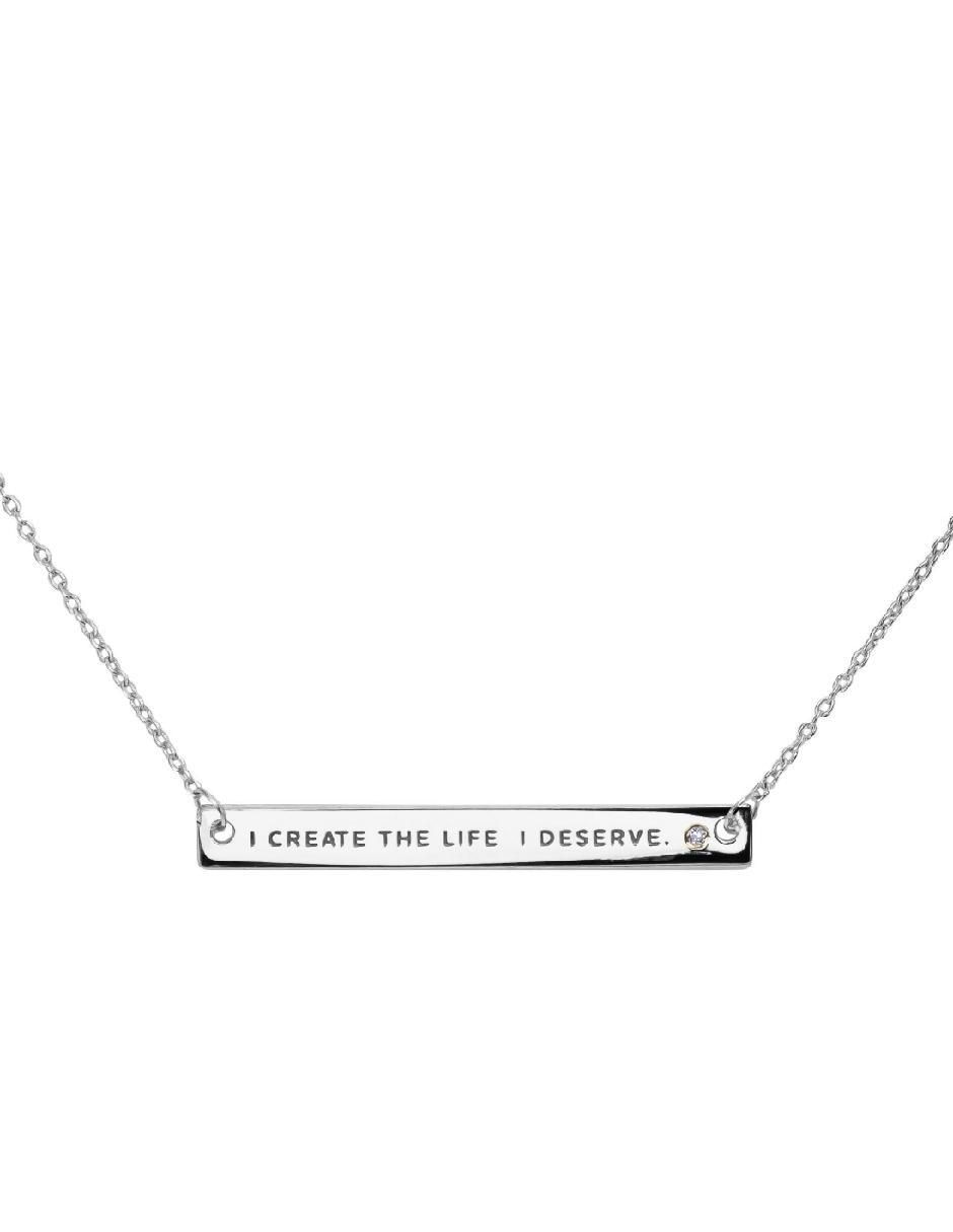 Collar no aplica "de (si aplica)" rectangular teresa díaz joyería mexicana empowerment & self-love "de" plata p 925