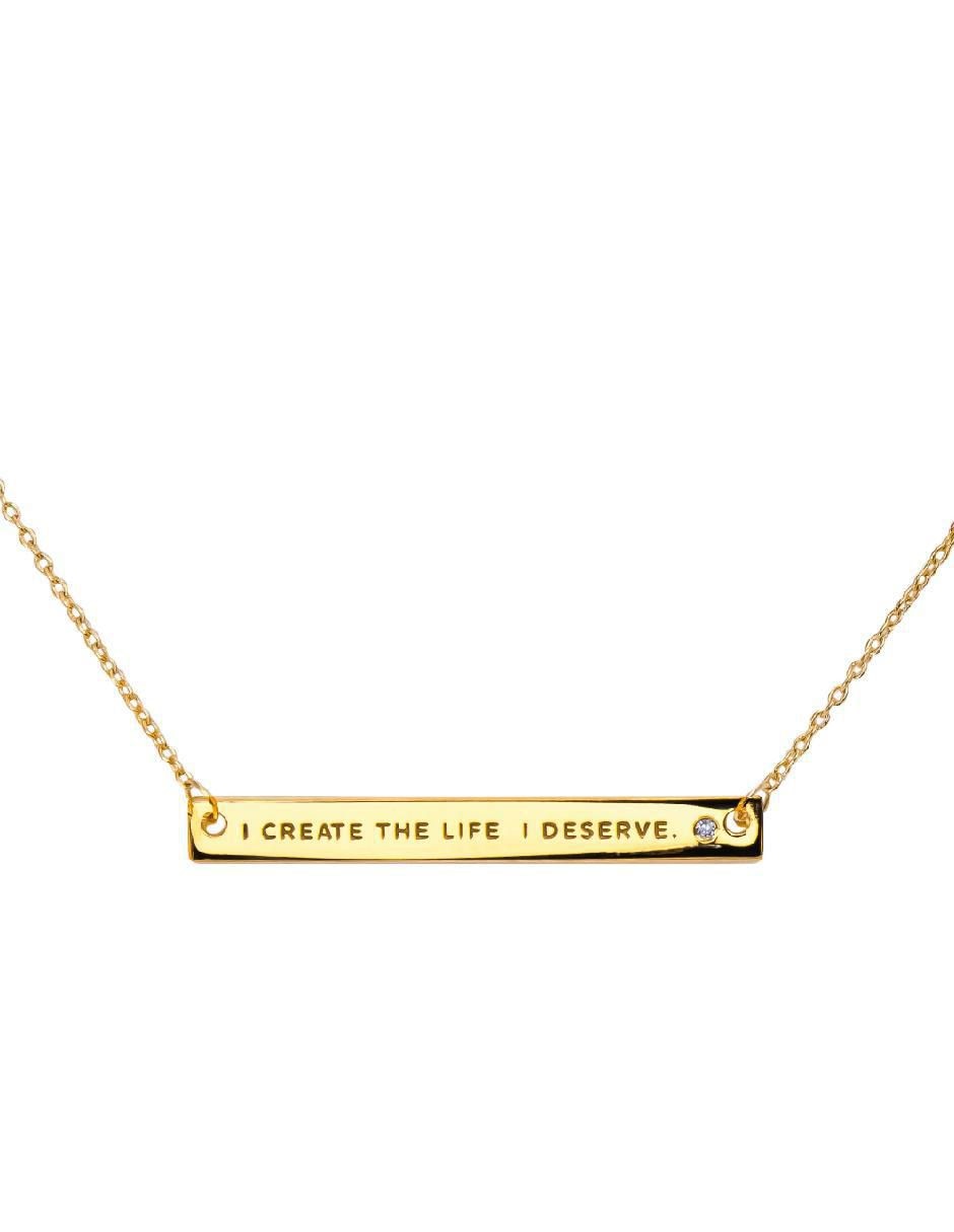 Collar Empowerment & Self-Love de plata P 925