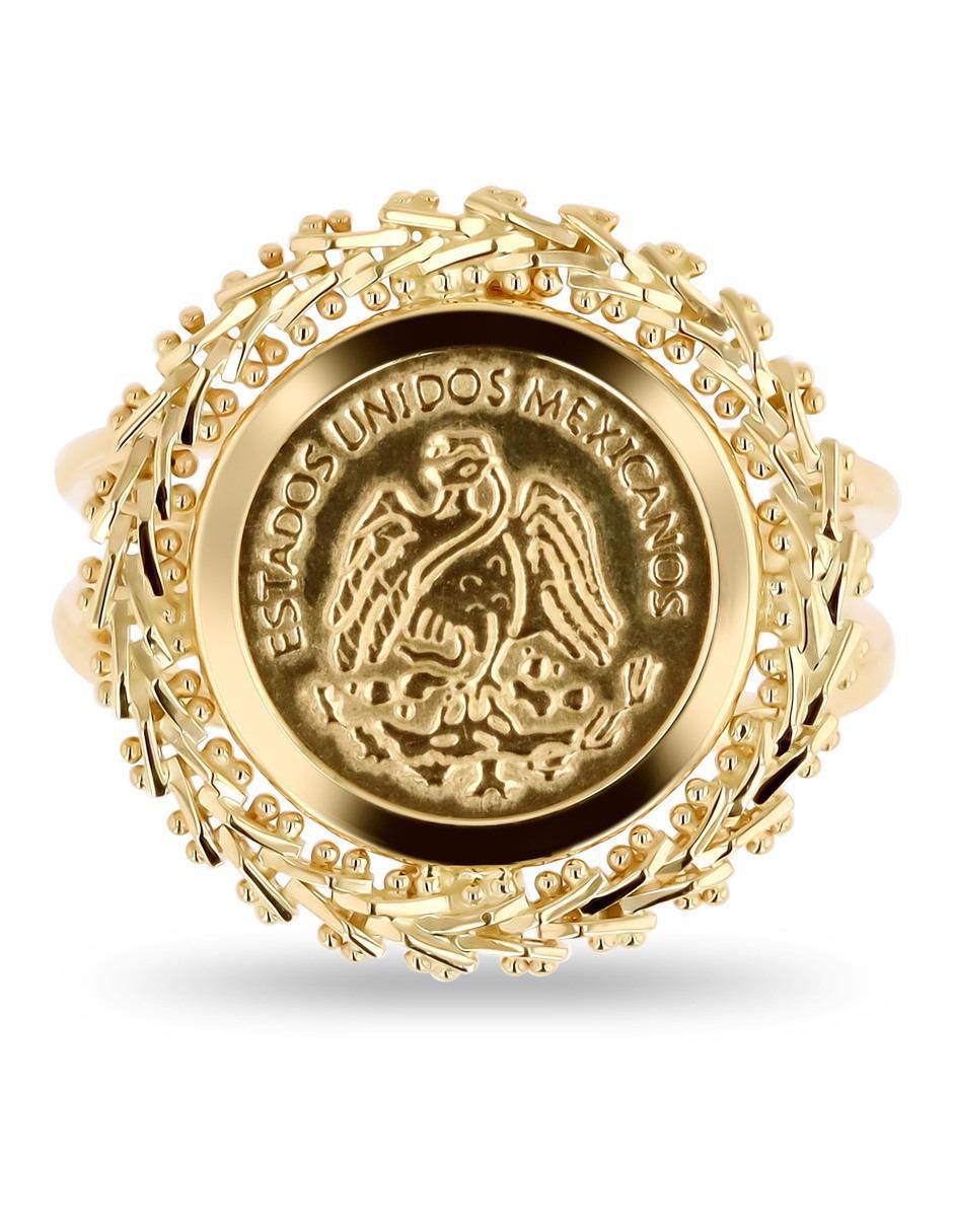 Anillo 14 k de oro amarillo brillante 3