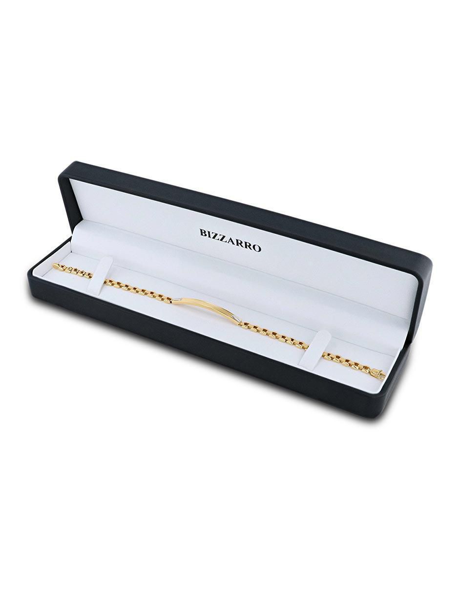 Esclava de oro amarillo 14 K con acabado brillante 4