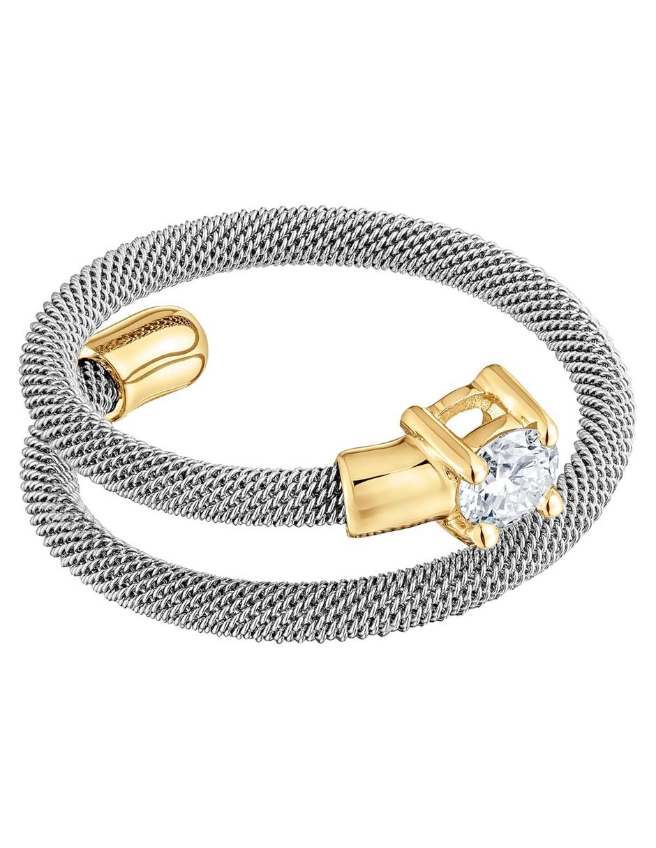 Anillo Mesh LGD 14 k de oro diamante brillante Anillo Mesh LGD 14 k de oro diamante brillante