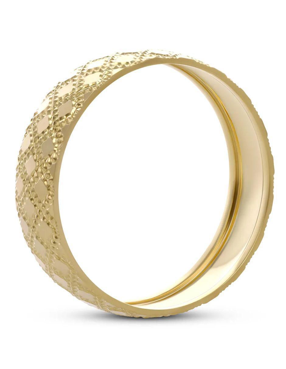 Argolla de oro amarillo 14 k 3