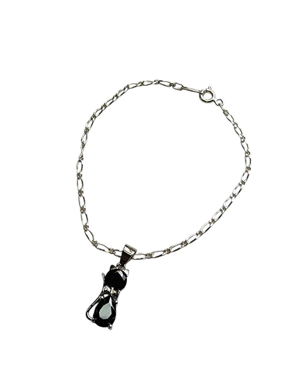 Pulsera de plata con zirconia P 925 acabado pulido 2