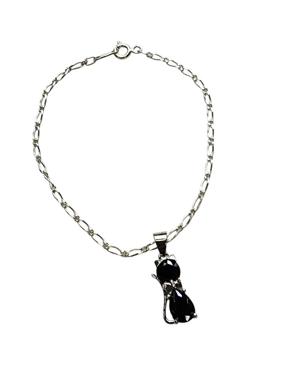 Pulsera de plata con zirconia P 925 acabado pulido 3