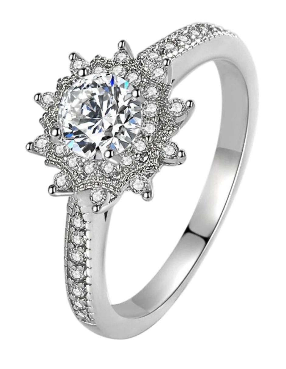 Anillo de compromiso de plata P 925