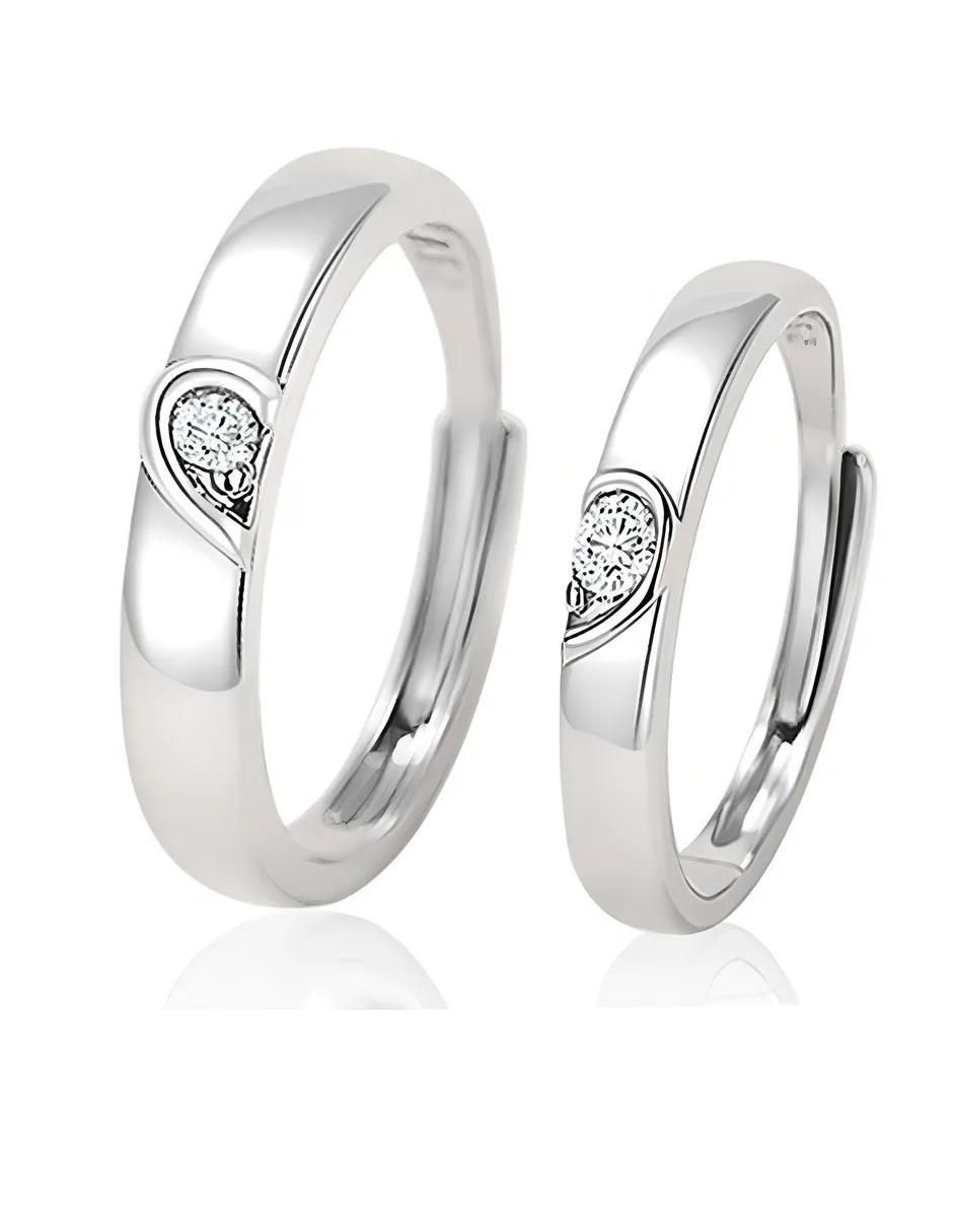 Anillo de compromiso "de" plata p 925 no aplica moissanita 2
