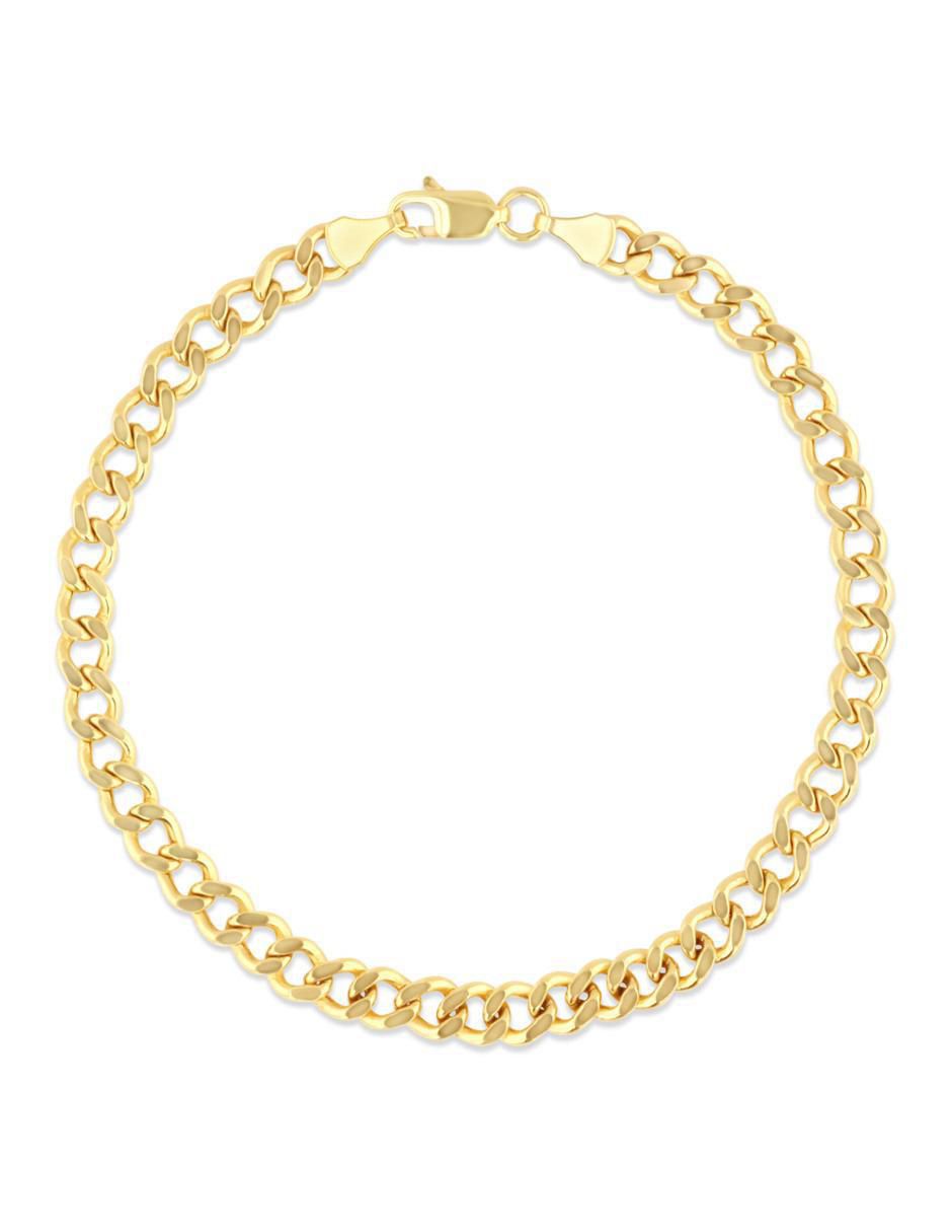 Pulsera de oro amarillo 14 k acabado brillante Pulsera de oro amarillo 14 k acabado brillante