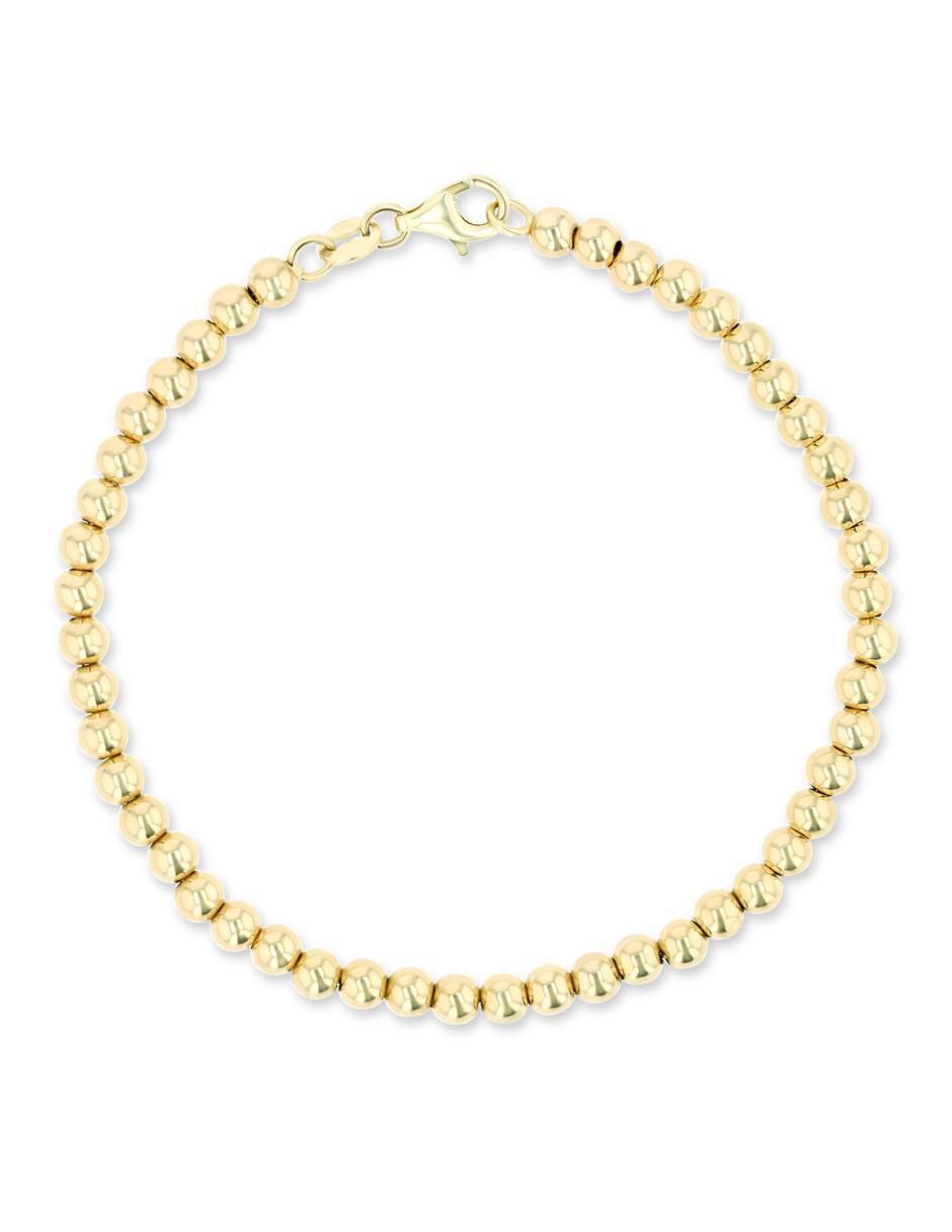 Pulsera de oro amarillo 14 k acabado brillante Pulsera de oro amarillo 14 k acabado brillante