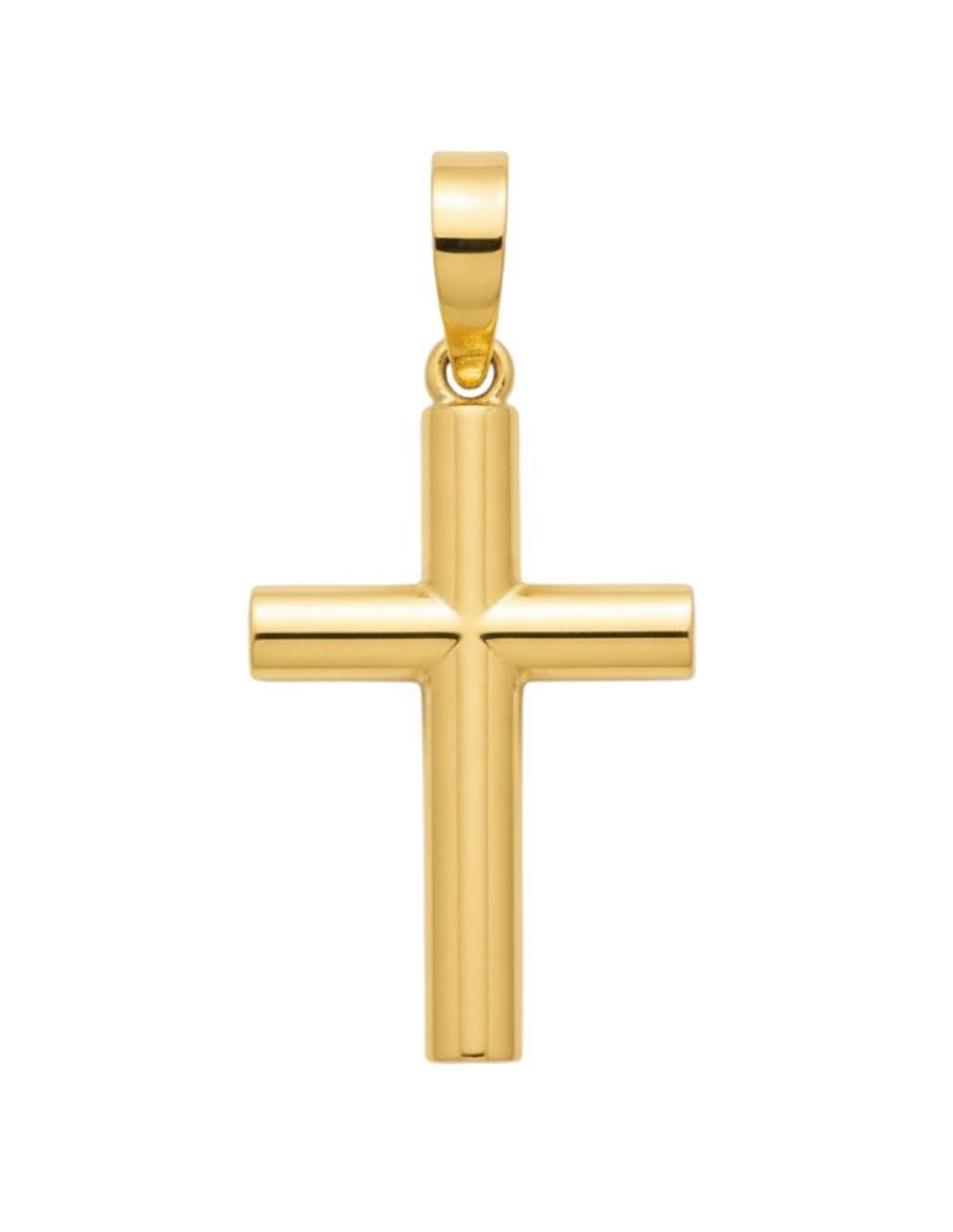 Dije de cruz de oro amarillo 10 K