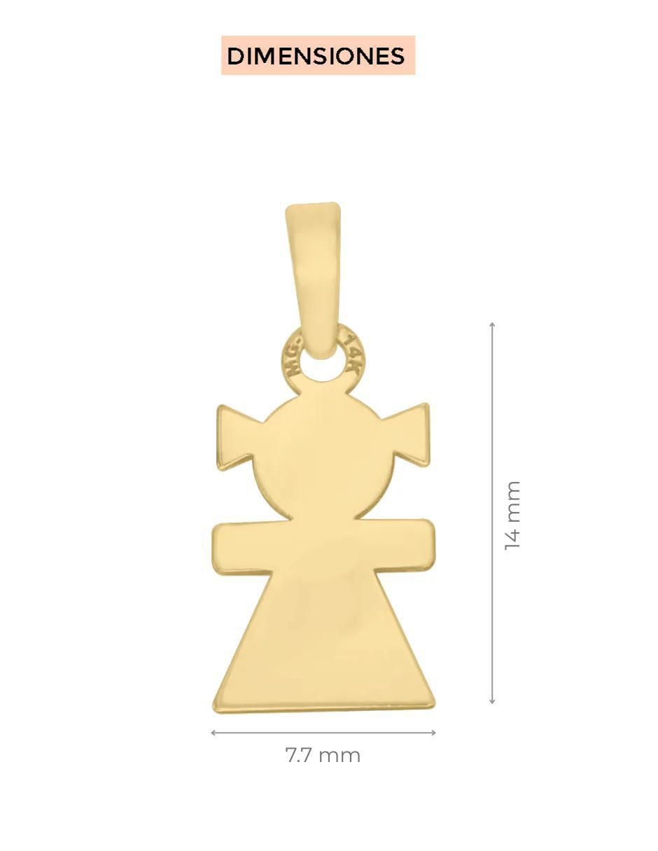 Dije de niña enfant de oro 14 K 2