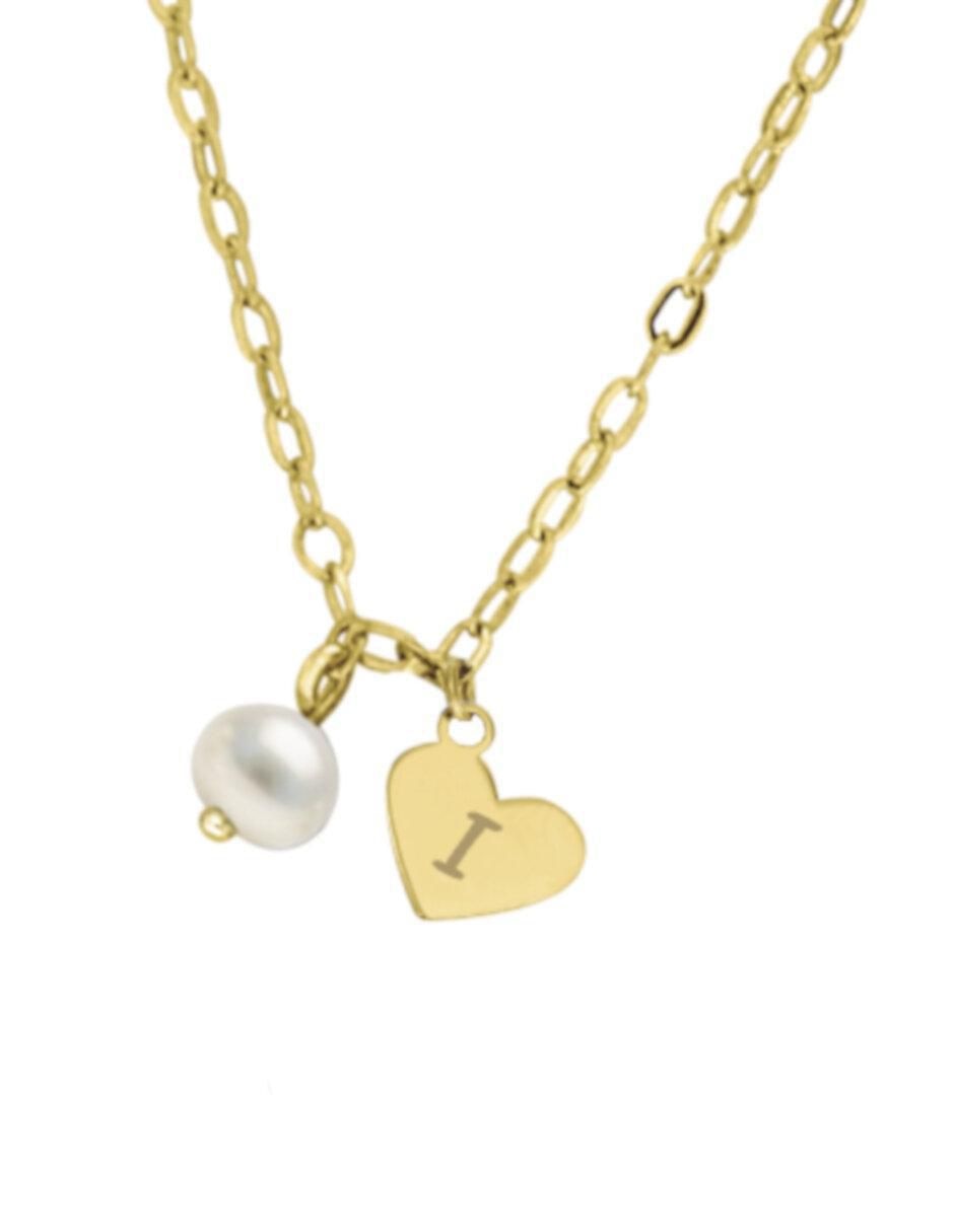 Gargantilla de corazón Ilse de oro 14 K
