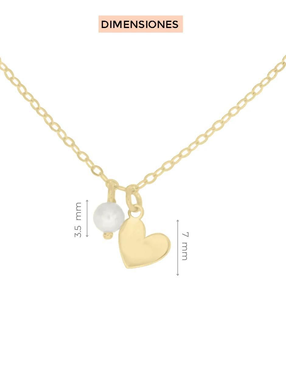 Gargantilla de corazón Ilse de oro 14 K 2