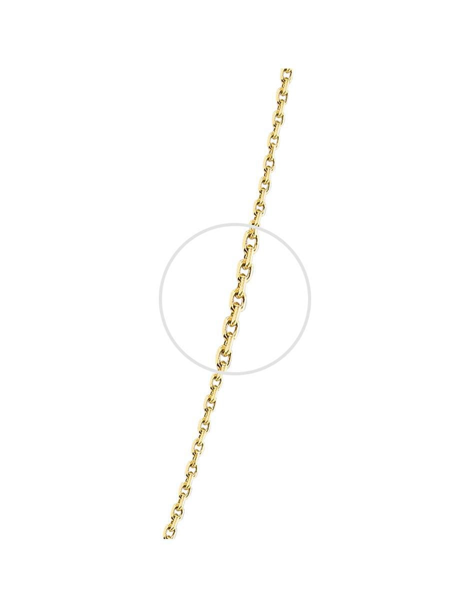 Collar con dije de cruz de oro 10 K 4