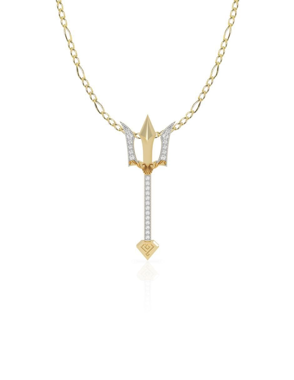Collar con dije de oro 10 K 4