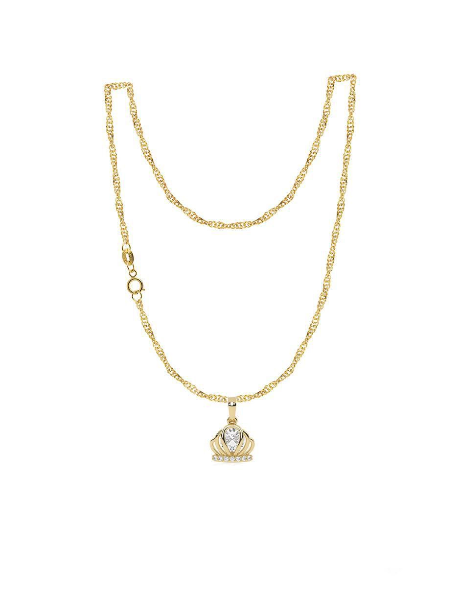 Collar con dije de oro 10 K
