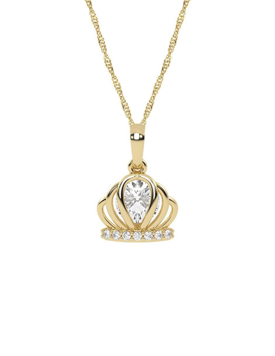 Collar con dije de oro 10 K 4