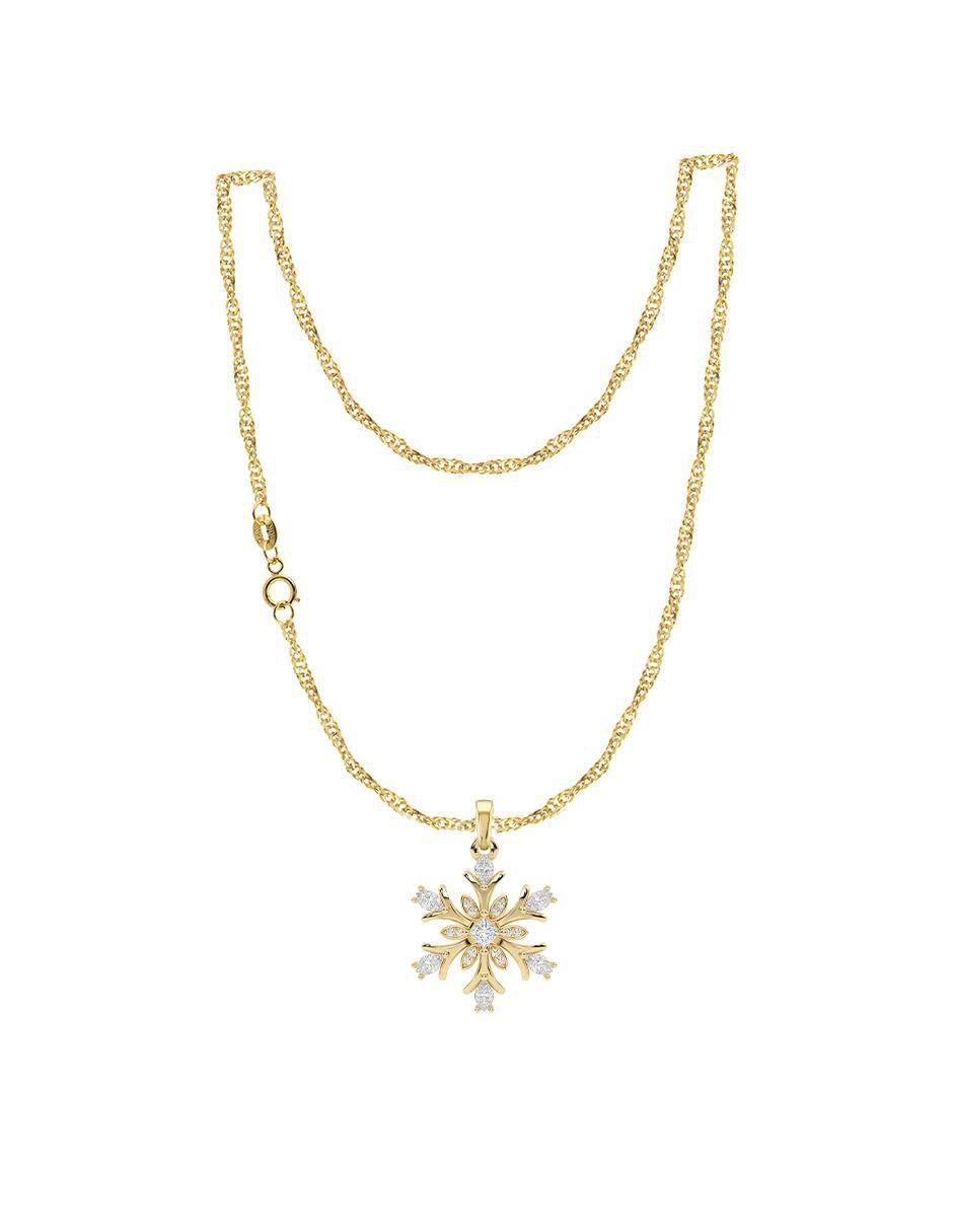 Collar con dije de oro 10 K