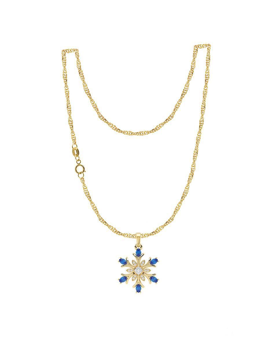 Collar con dije de oro 10 k