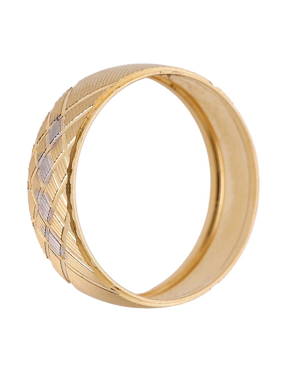 Anillo de compromiso de oro 14 k 3