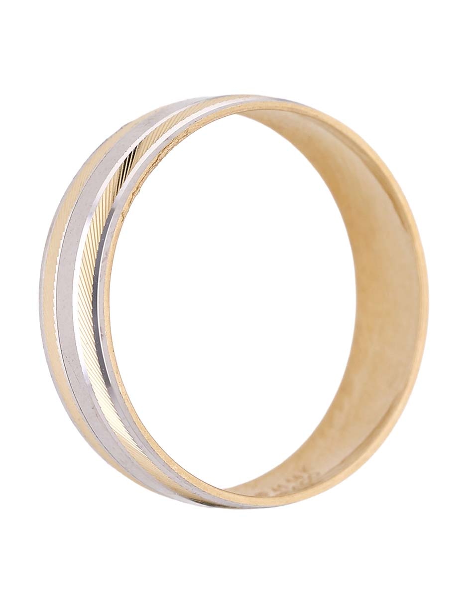 Anillo de compromiso de oro 14 k 3