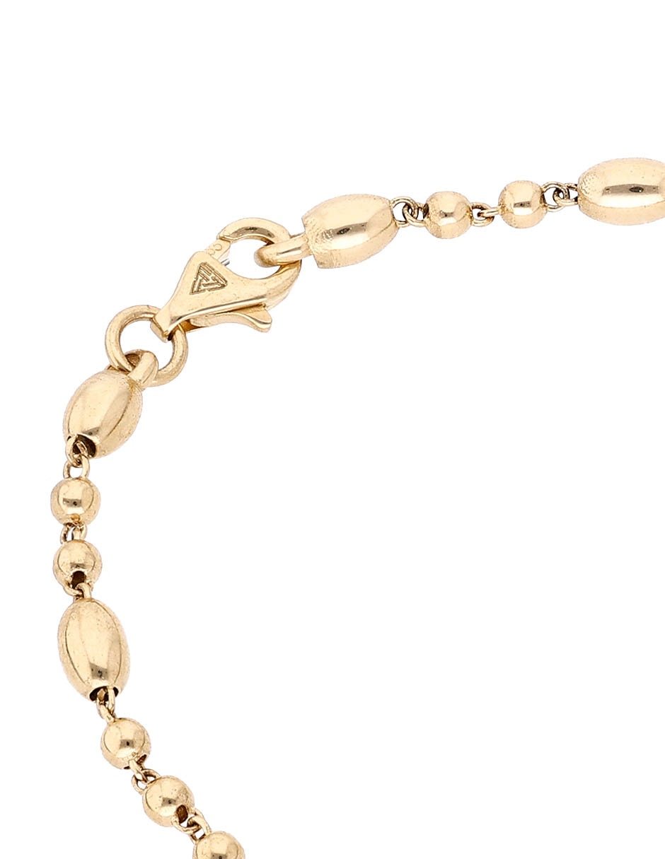Pulsera de oro 14 k acabado brillante 2