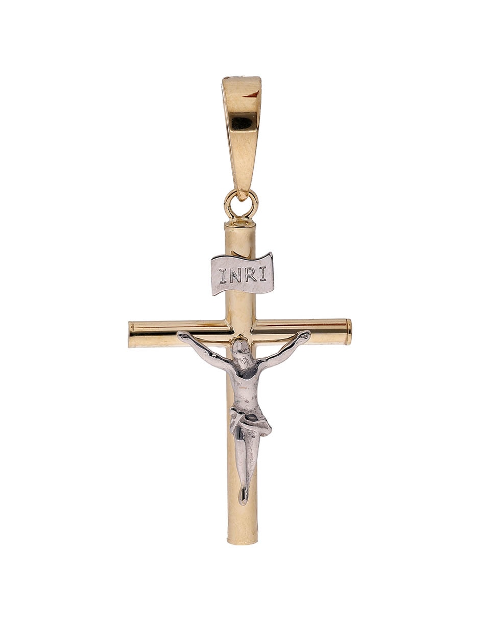 Dije de cruz de oro 14 k