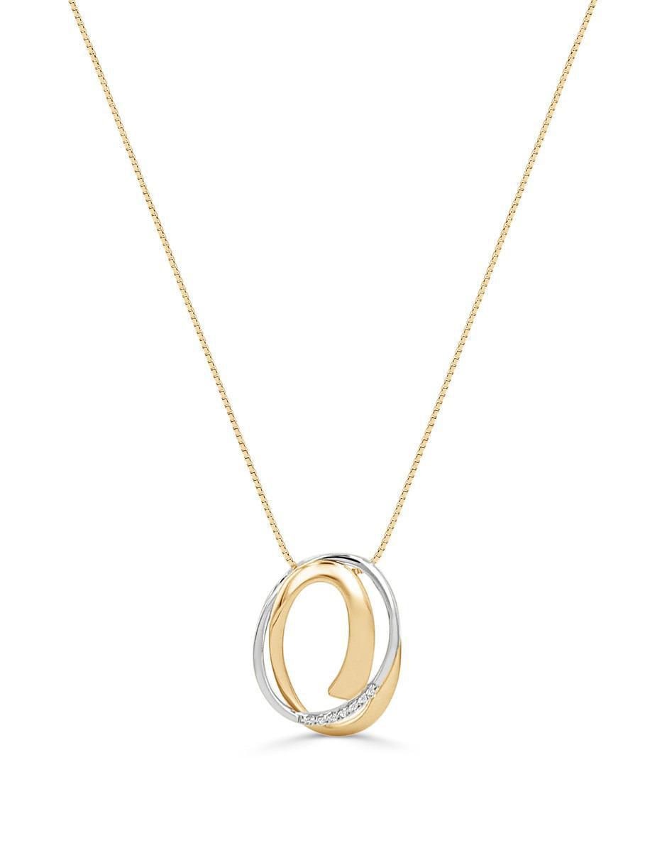 Collar con dije de oro amarillo 14 k 1