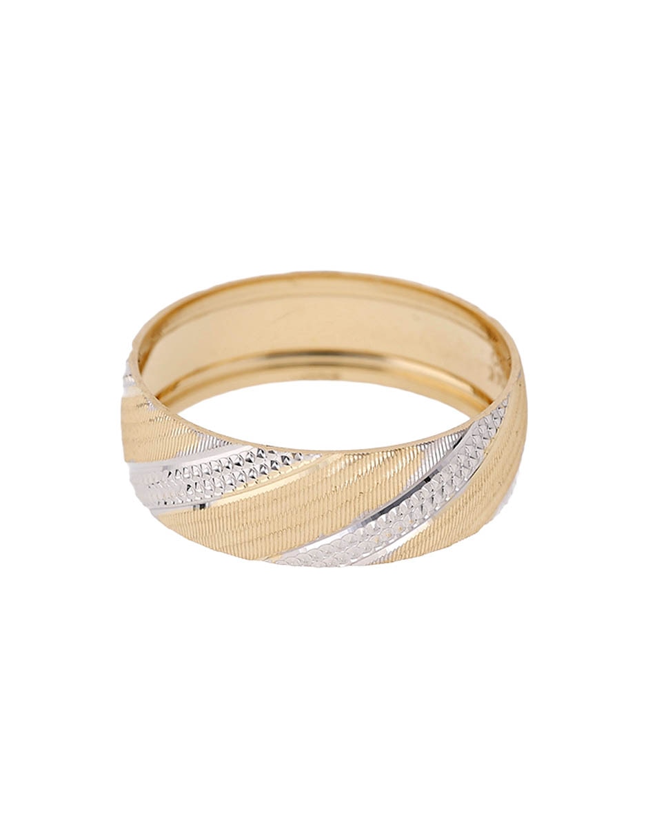 Anillo de compromiso de oro 14 k 3