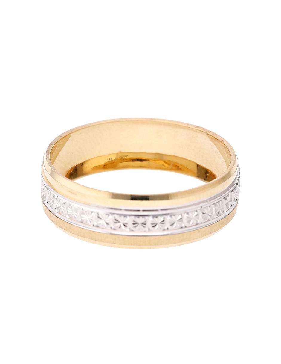 Anillo de compromiso de oro 14 k