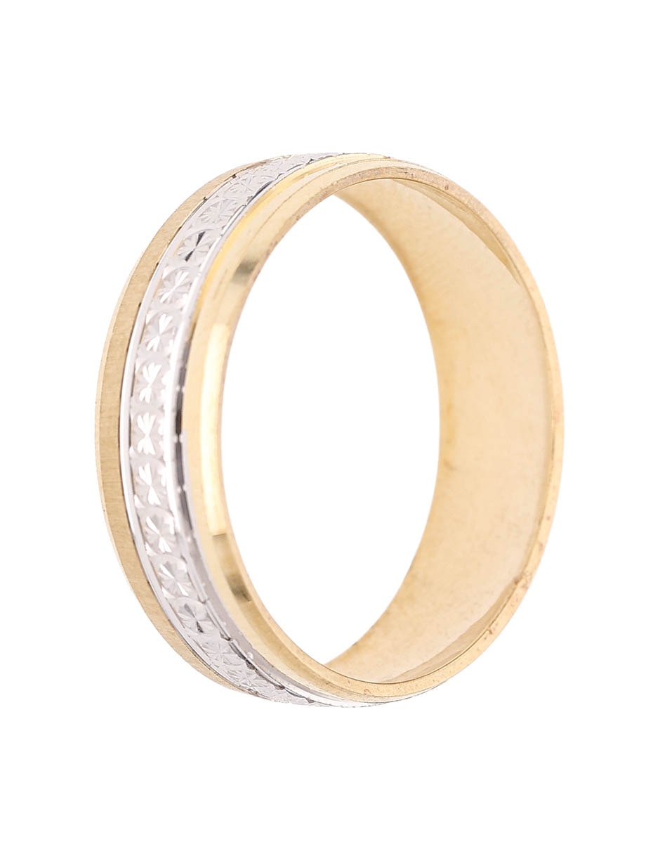 Anillo de compromiso de oro 14 k 3