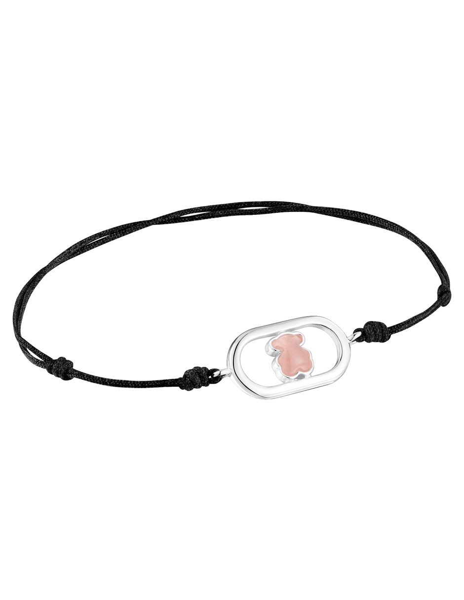 Pulsera con cuarzo rosa P 925 Camille acabado brillante 3