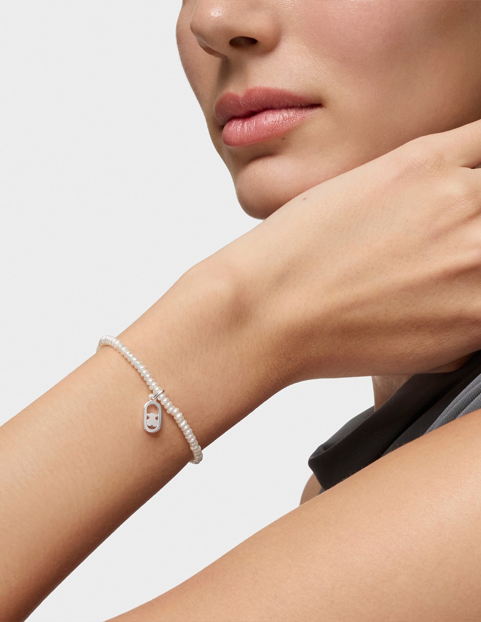Pulsera con perla cultivada P 925 Camille acabado brillante 4