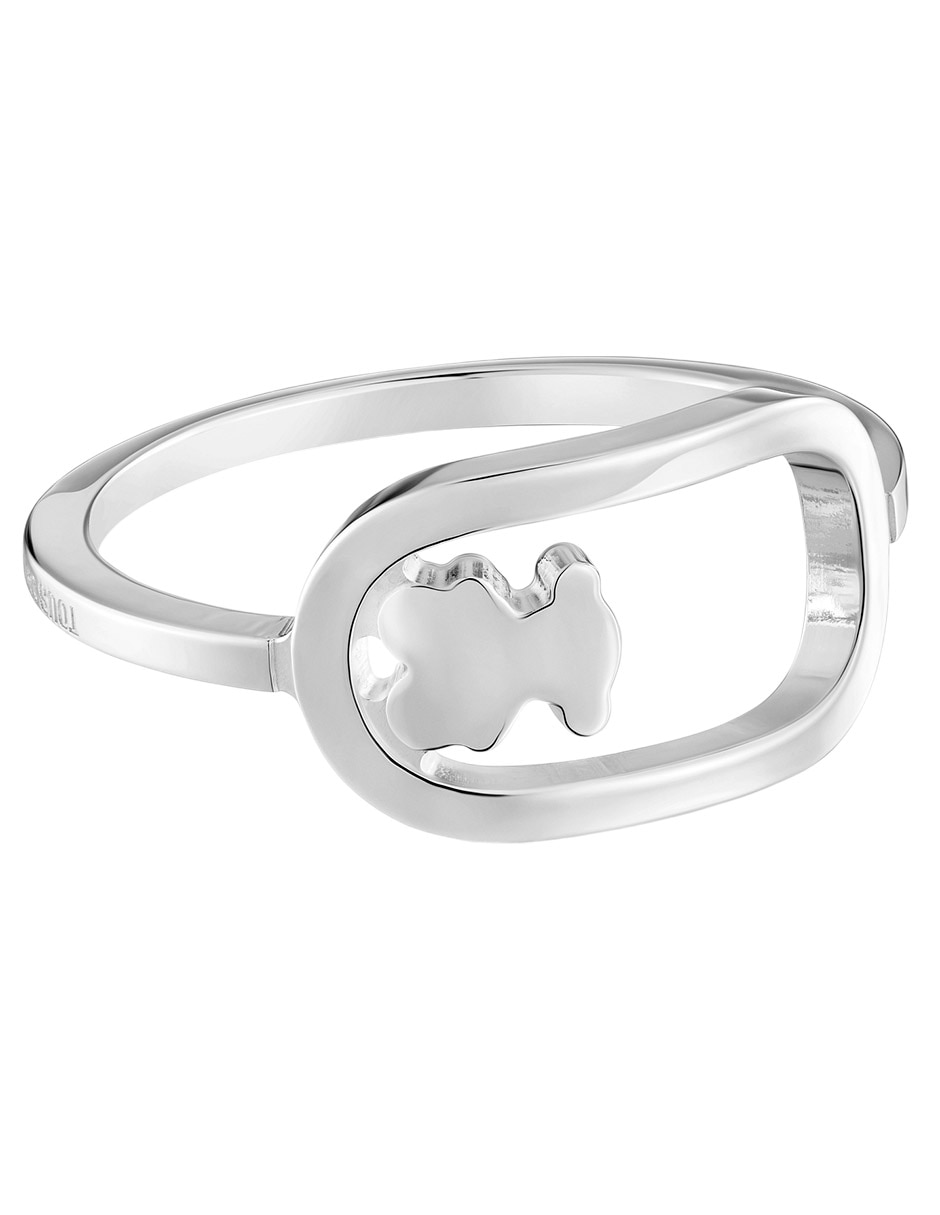 Anillo de oso Camille P 925 de plata brillante