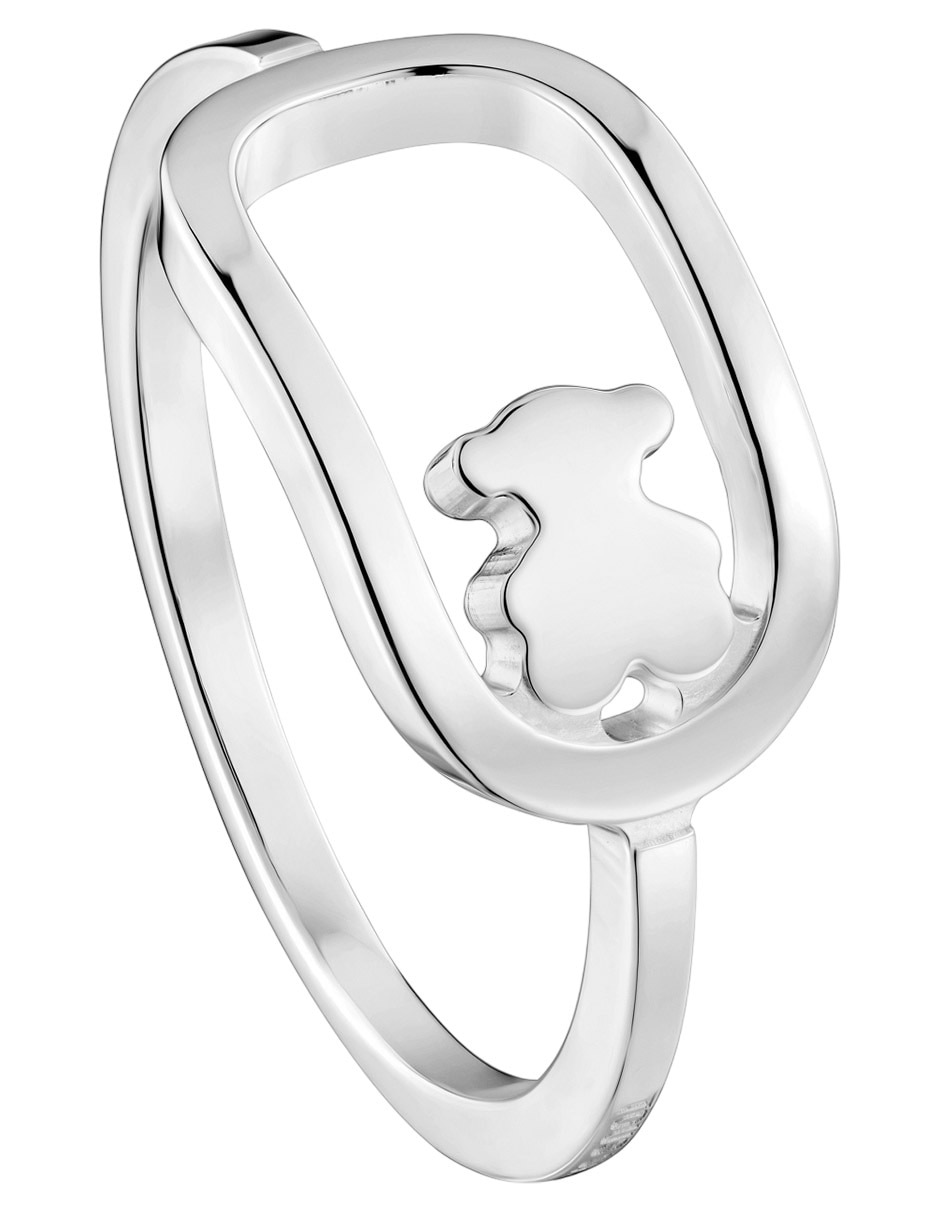Anillo de oso Camille P 925 de plata brillante 2