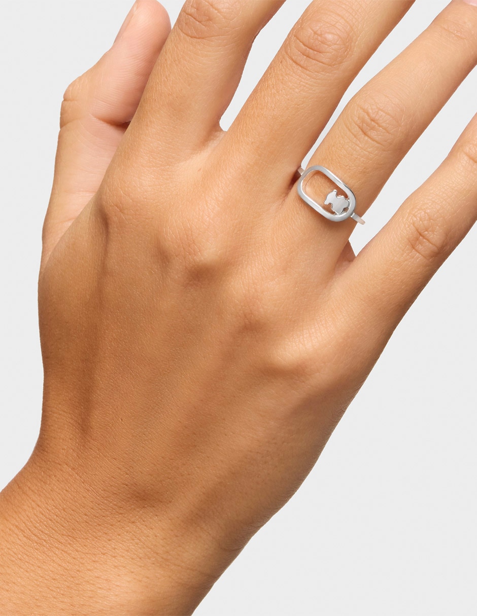 Anillo de oso Camille P 925 de plata brillante 6