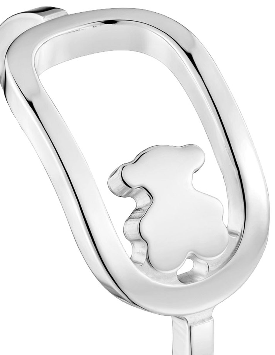 Anillo de oso P 925 de plata brillante 2
