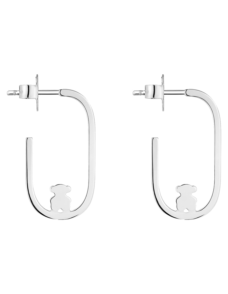 Aretes de oso Camille de plata p 925 con acabado brillante 2