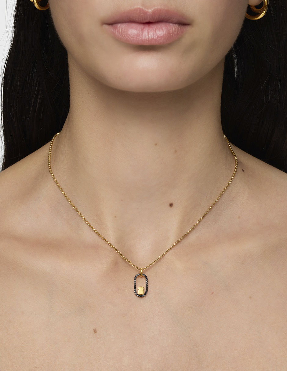 Dije de oso camille de plata P 925 espinela 7