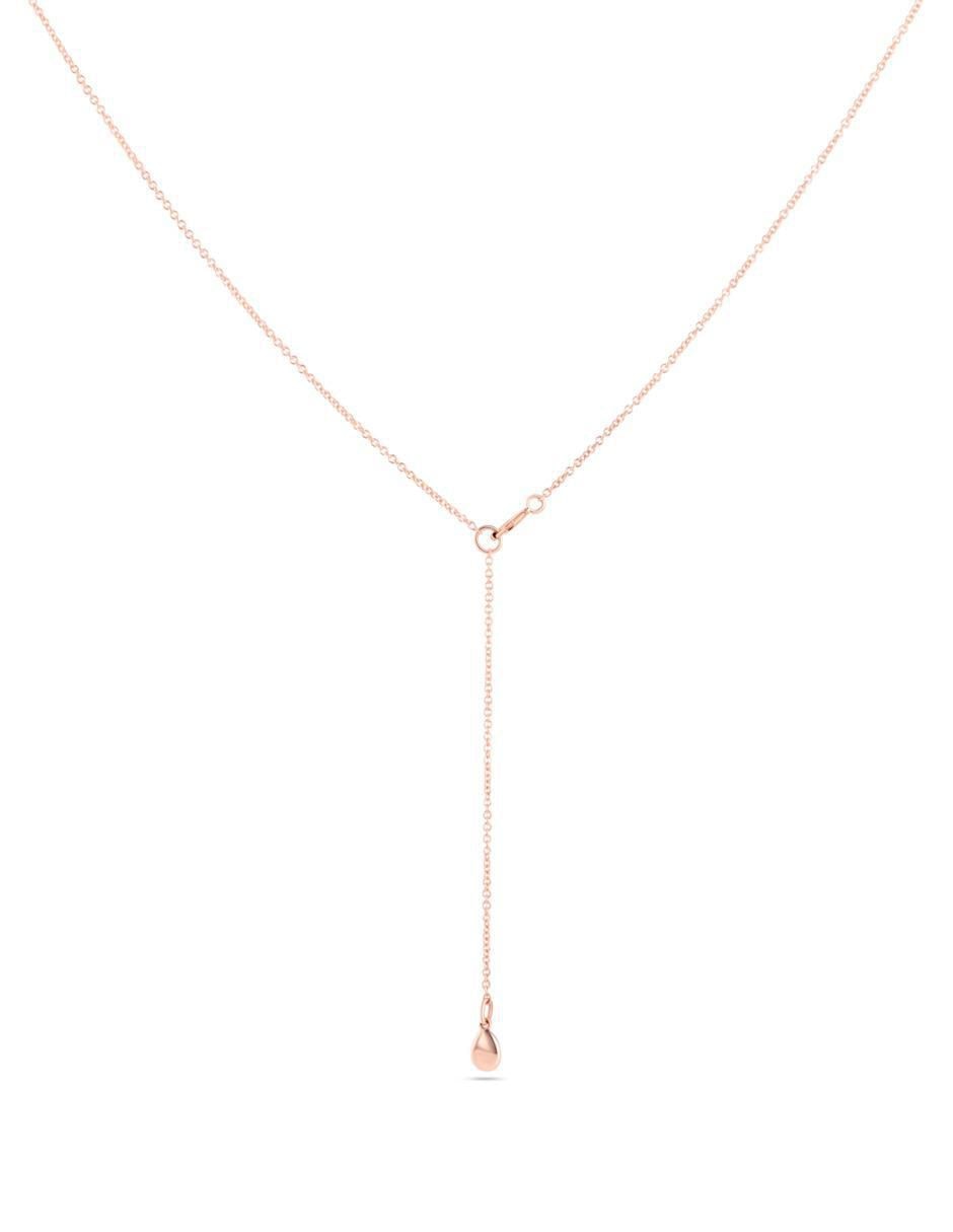 Gargantilla de serpiente de oro rosa 14 k 2
