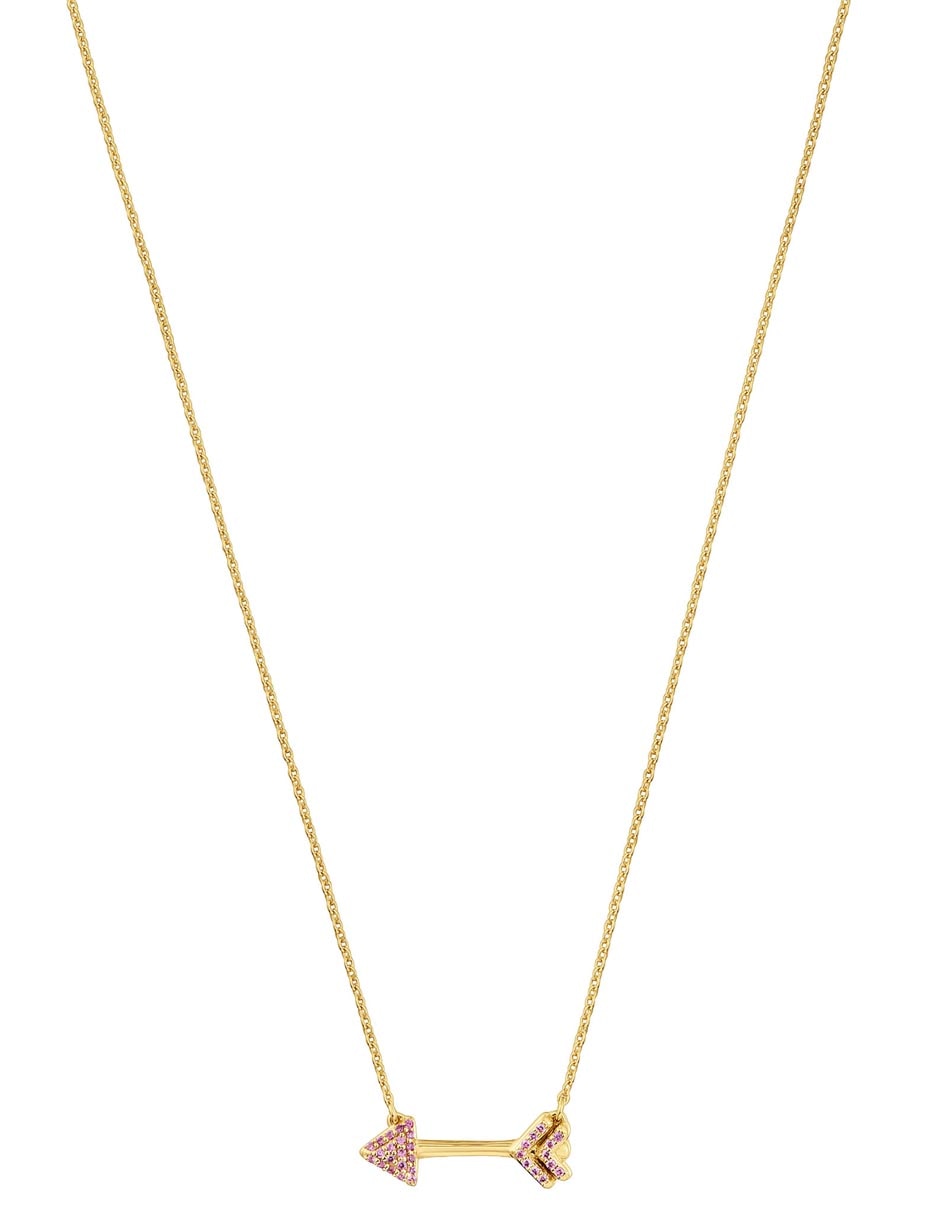 Collar con dije de flecha Flechazo de plata P 925