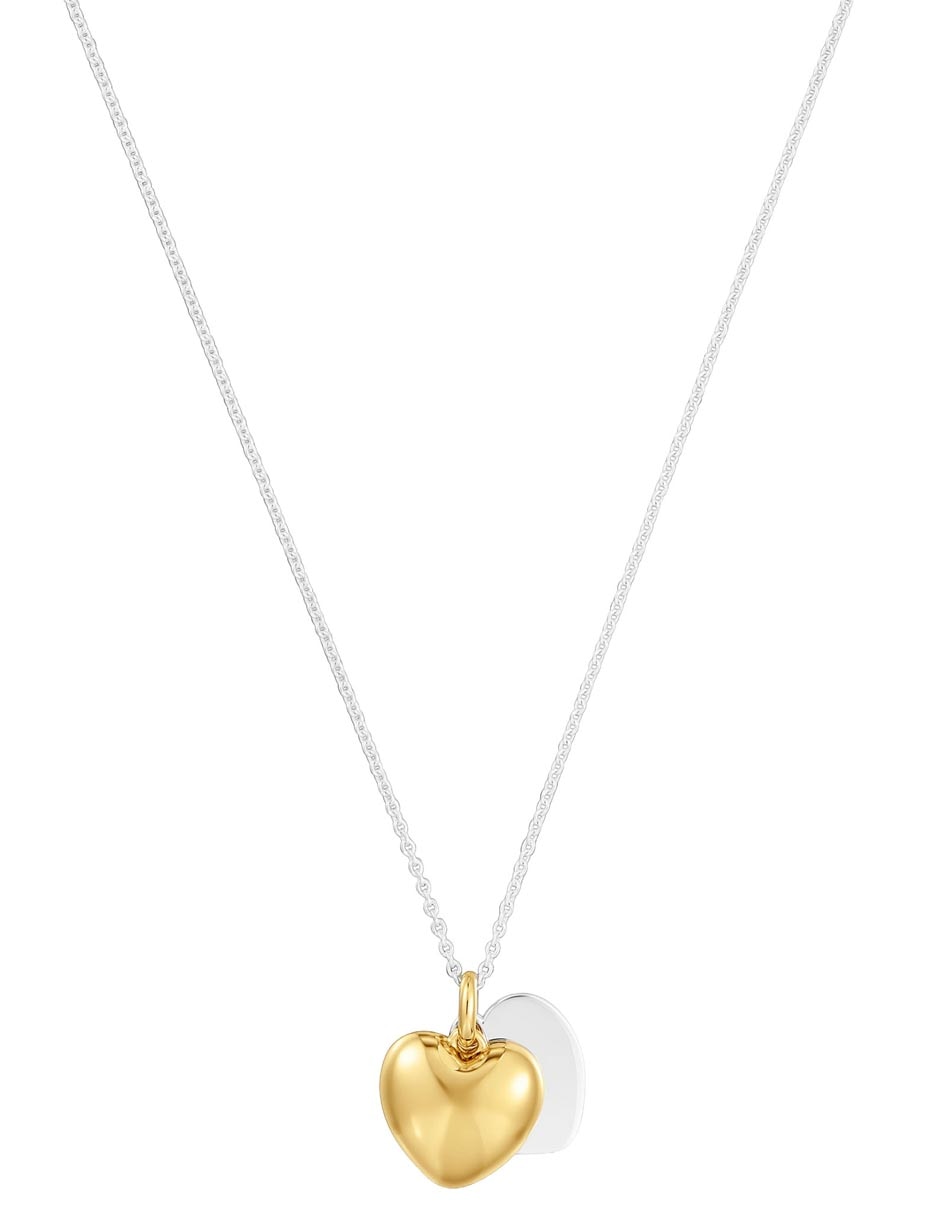 Collar de corazón Flechazo de plata P 925