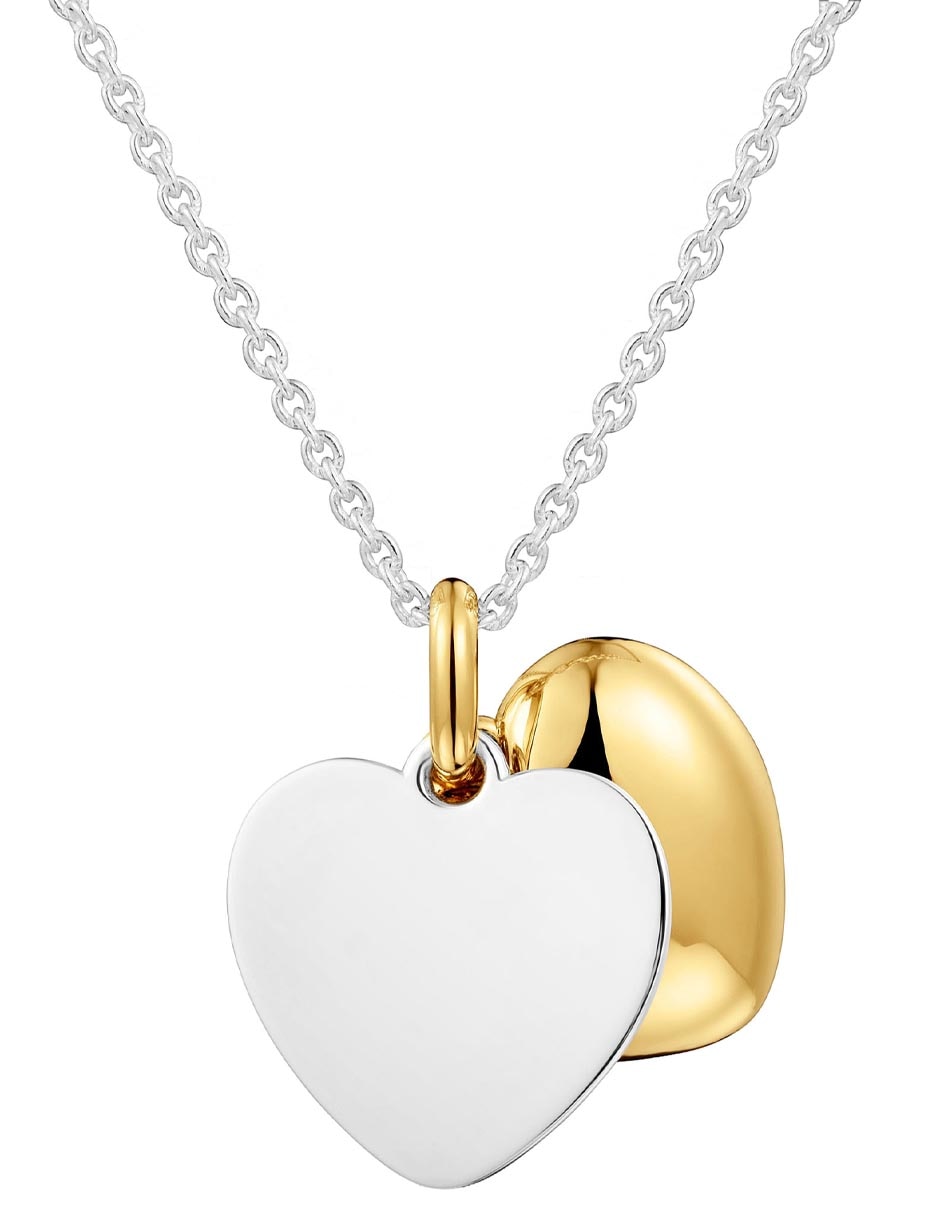Collar de corazón Flechazo de plata P 925 4