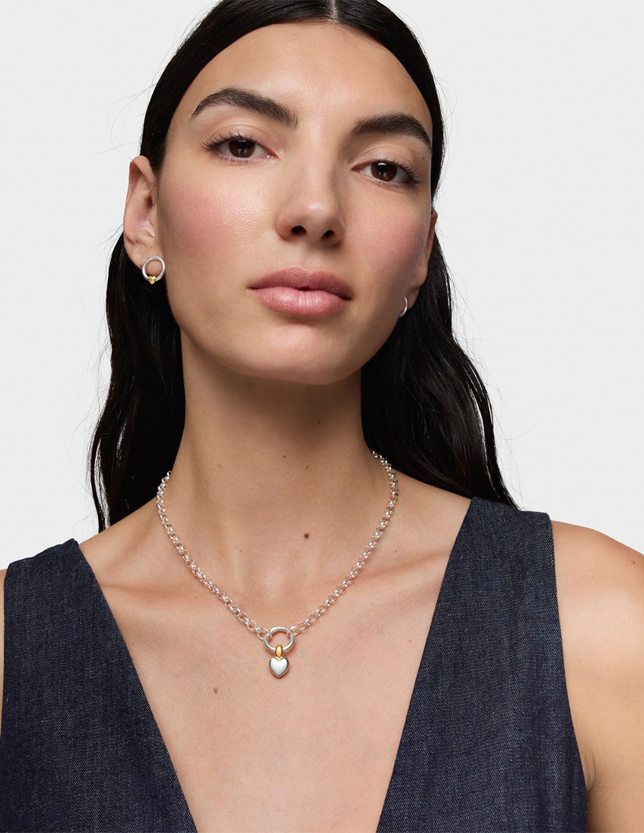 Dije de corazón Flechazo de plata P 925 4